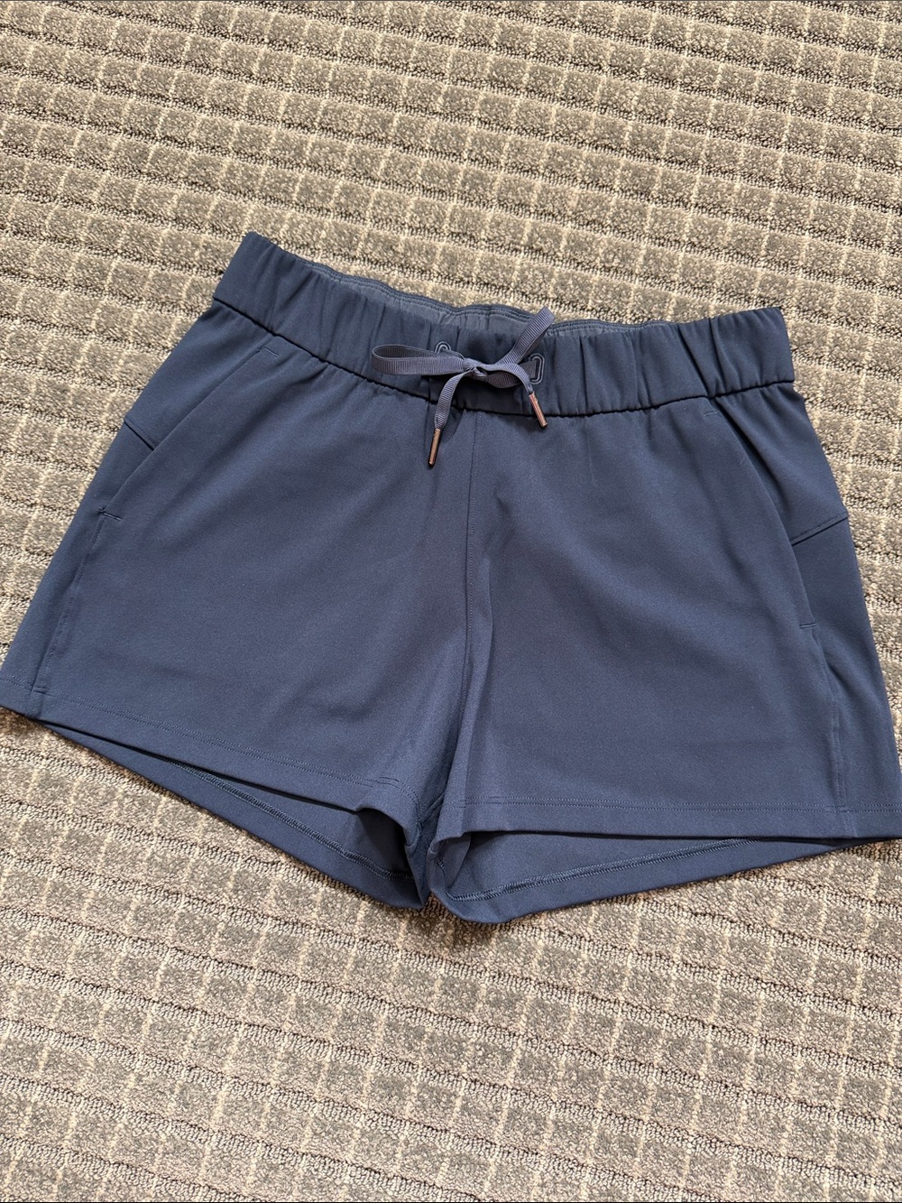 lululemon athletica Navy Athletic Drawstring Shorts